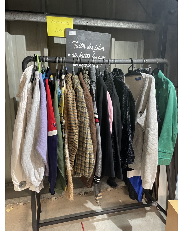 Sélection de vêtement vintage