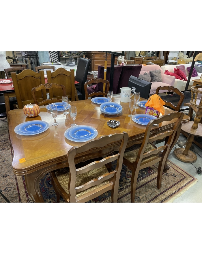 Table en marqueterie de...