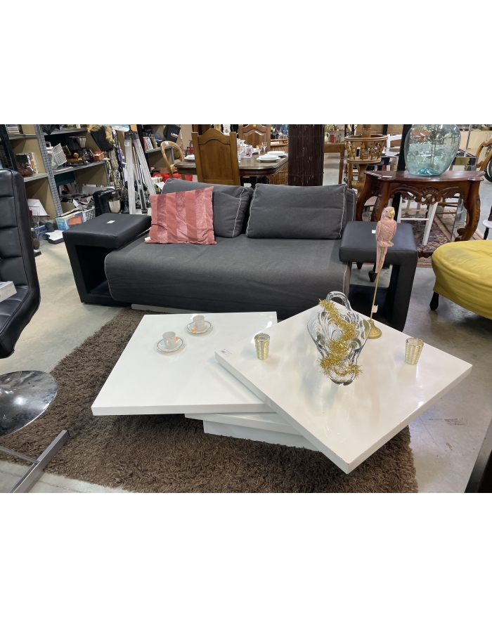 Table Basse Blanche Pliable...