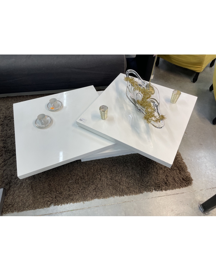 Table Basse Blanche Pliable...