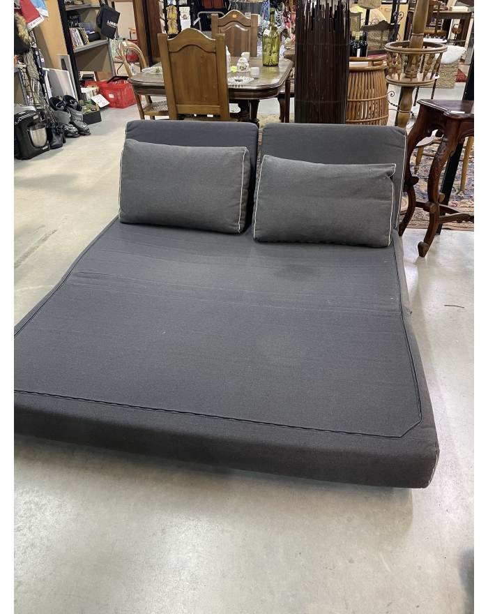 Canapé convertible gris ergonomique