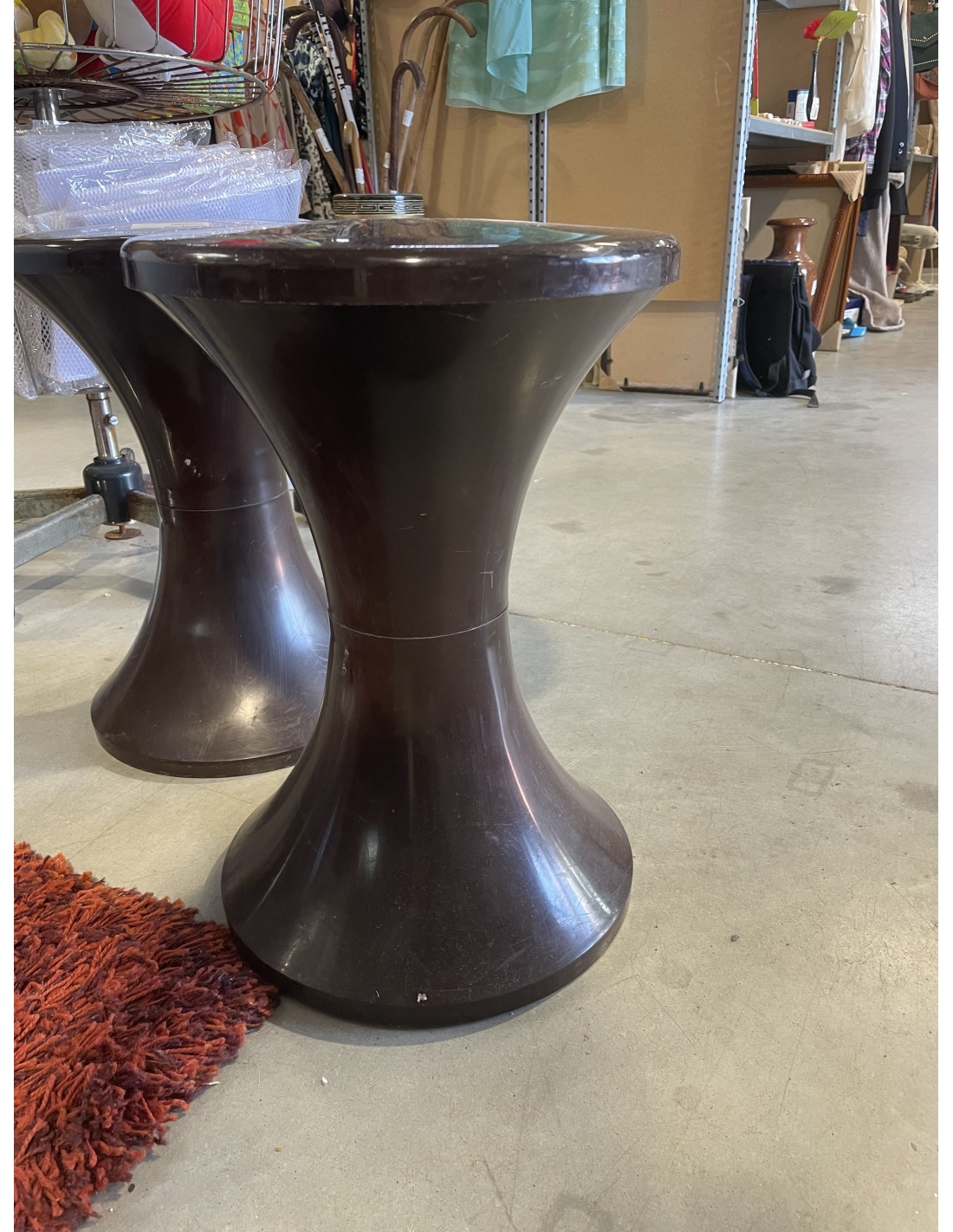 Petit Tabouret industriel vintage/déco indus/loft/old industrial stool