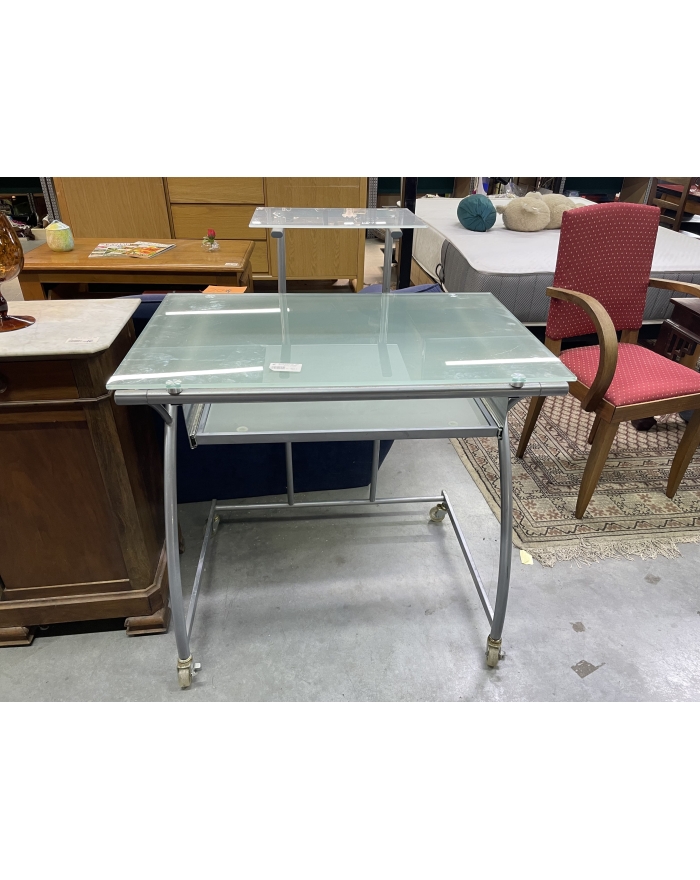 Bureau en verre avec...